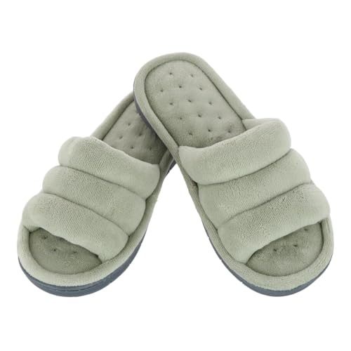 Isotoner Women's Aster Open Toe Slide Slippers