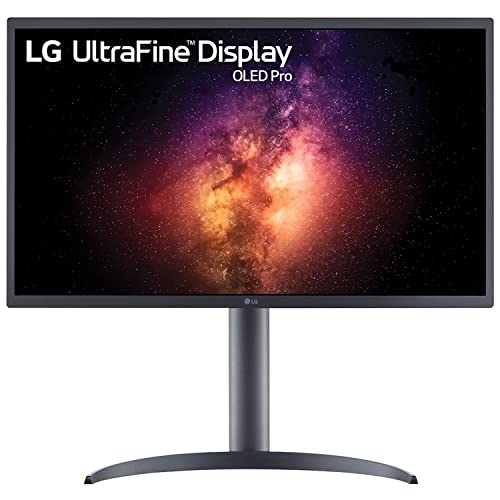 LG OLED Pro 4K 27 inches / 68.4 cm Ultrafine Monitor with Display HDR 400, 3840 x 2160 Pixels Hardware Calibration, USB-C with 90W Power Designing Monitor (27EP950, Black)