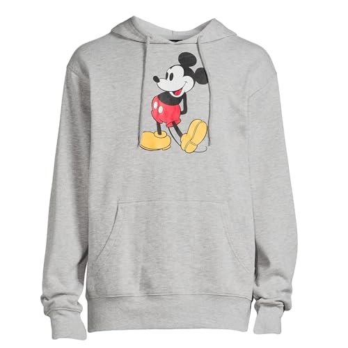 Mad Engine Mickey Mouse Mens Hoodie Classic Pose Graphic Print Pullover3