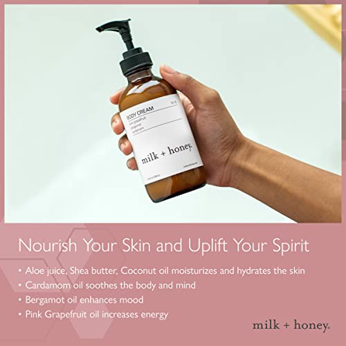 Milk + Honey Rich Body Cream No. 16, Pink Grapefruit, Bergamot And Cardamom, Body Cream For Women And Men, Ultra-Nourishing Moisturizing Lotion, 8 Oz. #TOP2
