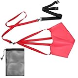 Paracaídas De Natación - Cinturón De Resistencia Ajustable De 170 G, Entrenamiento De Arrastre Profesional | Ejecutora De Fortaleza De Natación, Equipo De Entrenamiento De La Piscina, Equipo