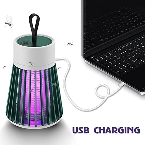 Jetcloud Mosquito Killer Lamp Electric Portable Mini Table Bug Zapper USB Rechargeable UV Light Non-Toxic Tent Fly Trap Repellent Lamp for Indoor Outdoor Garden