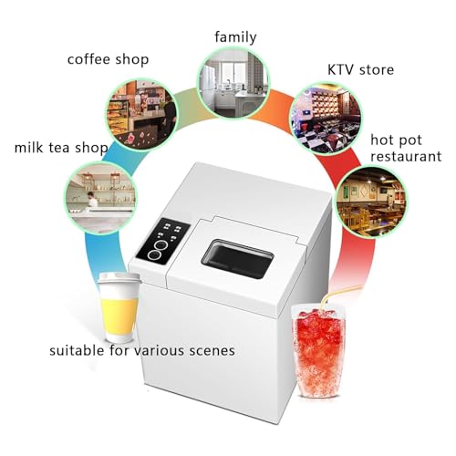 Máquina de Hielo Compacta y Portátil, 33LBS/24H Acero Inoxidable miniatura 4
