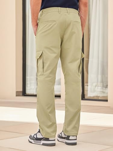 Image of Cargo Elastic Waist Band Cargo Pants for Men 5895