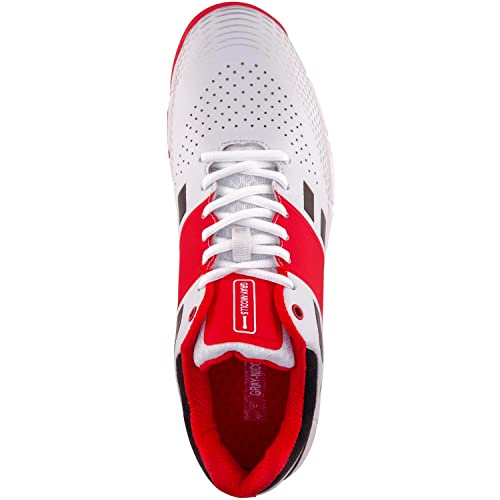 Buy Gray Nicolls Velocity 2.0 Rubber White Red Cricket Shoes (UK 9) at