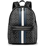 [Joxoilso] メンズ・レディース カジュアルリュック 大容量 15.6インチPC対応 A4収納 防水・耐衝撃・耐久性 2way 英国風 ブラック マイクロファイバー・PUレザー 通勤・通学・旅行・出張活用最適 日常・外出便利 男女兼用英国風カジュアルリュック