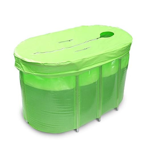 LSX badkar öka det icke-uppblåsbara vuxna hopfällbara badkar för två personer ljusrosa/gräs grön material: PVC nät (plast) Storlek: 105 x 55 x 63 cm blötläggning bad (färg: Rosa)