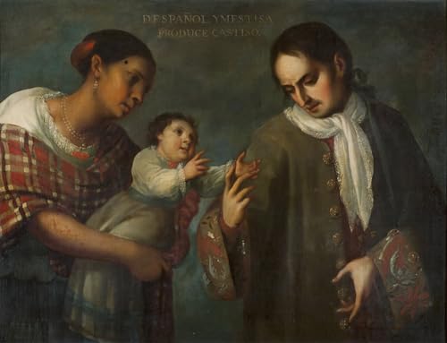 Lienzo decorativo YIMACBJXX 60x90cm con pintura colonial de Juan Rodríguez Juárez