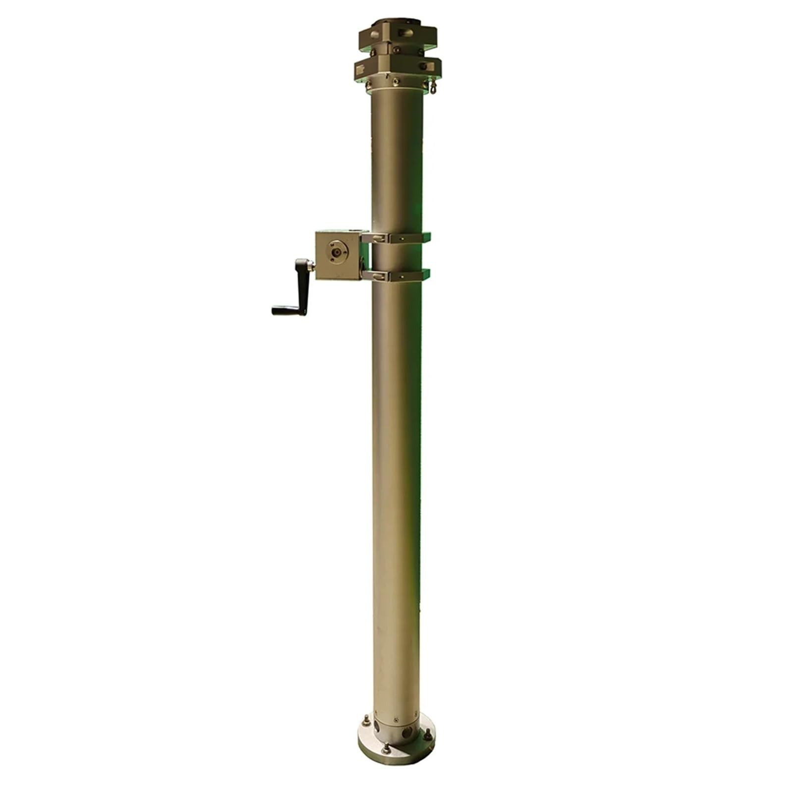 Weigexieo Sj50-B Universal Manual Hand Winch Retractable Multi Stage Telescopic Lifting Mast Pole