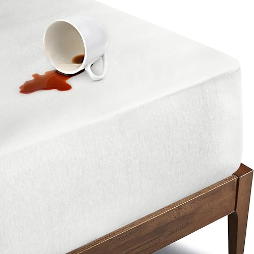 Bioweaves Organic Cotton Jersey Waterproof Mattress Protector Queen | 60