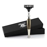 Nuestra maquinilla de afeitar profesional ofrece el mejor afeitado limpio que las afeitadoras eléctricas o cortadoras. Nuestra maquinilla de afeitar para hombre te da el mejor afeitado limpio que la maquinilla de afeitar recta. Viene en una hermosa caja de regalo de diseño negro y puede ser un regalo perfecto para tu padre, hijo, marido y amigos en Año Nuevo, cumpleaños o Navidad.