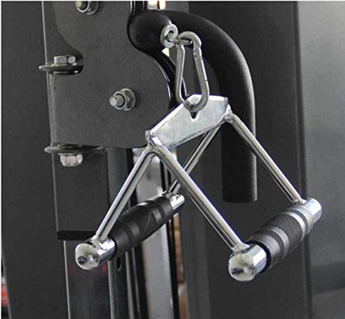 Pull Down Bar, Strength Training Handle, Heavy Duty Carabiners Compatible for Home Gym Cable Fitness Excise Machines