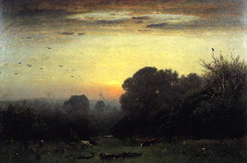 Peinture à l'huile George Inness pour remplacer les impressions