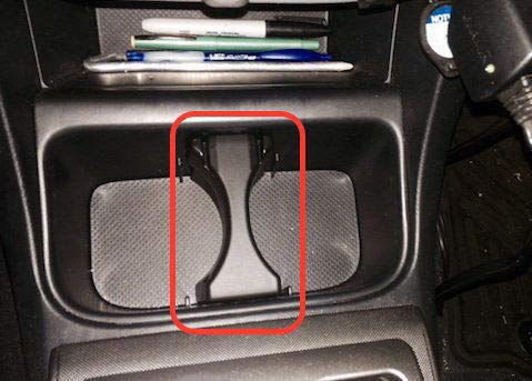 Separador para portavasos consola Toyota 2005-2022 miniatura 6
