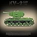 Zorwlodc WW2 Tank Building Set, Military Heavy KV-2 Tank Model, 1180 PCS, Military Building Set Compatible with Lego