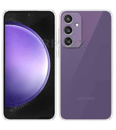 Image of Soft Silicone TPU Back Cover Compatible with Samsung Galaxy S23 FE 5G, Purple