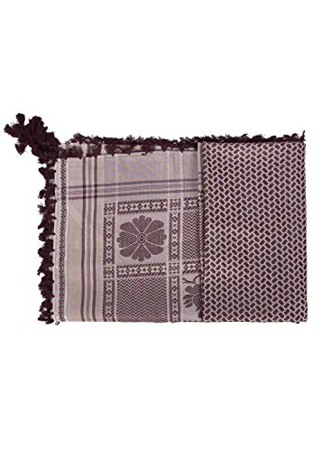 Image of Merewill Cotton Shemagh Tactical Desert Wrap Keffiyeh Head Neck Arab Scarf For Men 49 inchx49 inch
