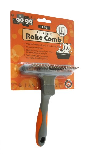 GOGO Large Flexible Rake Brush Puppy Pet Animal Dog Fur Comb