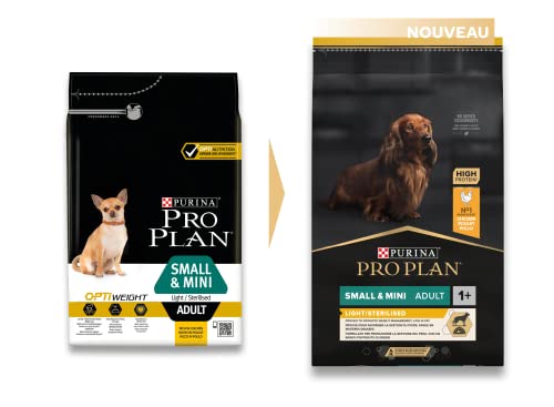 PURINA PRO PLAN | Small & Mini Adult | Light Sterilised Riche en Poulet | Croquettes | petits chiens adultes | Sac de 3kg – Image 6