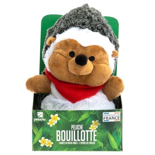 Bouillotte peluche hérisson micro-ondable bien-être lavande et blé - 3