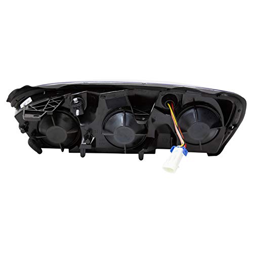 Image of TRQ Passenger Side Headlight Assembly Compatible with 2004-2007 Chevrolet Malibu 2008 Malibu LS LT GM2503235
