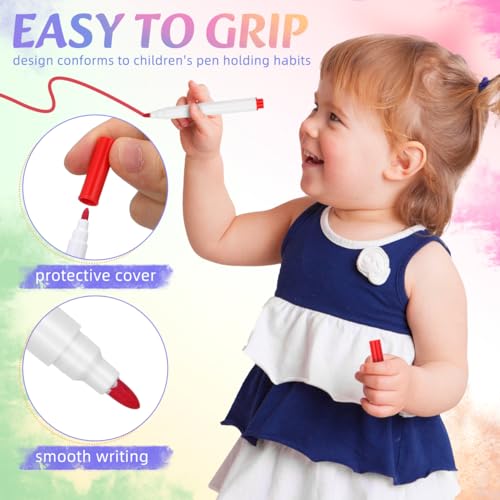 jojofuny 12 Stücke Abwischbare Neon Marker Für LED Schreibtafeln Und Acryl Boards - Kreidestifte für Tafel Abwaschbar für Tafel, Fenster, Whiteboard