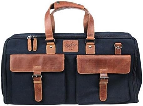 Quagga Rawlings Canvas Collection Weekender Duffel Bag Baseball Navy V165-400