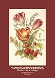  Vintage Notebook - Cuaderno Vintage: Dotted pages with botanical illustrations and a final page with tags / Páginas punteadas con ilustraciones ... etiquetas (Vintage Notebooks and Planners)