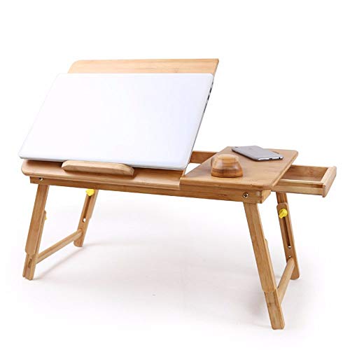 xzz Mesa De Cama para Portátil Madera De Bambú Mesa Cover