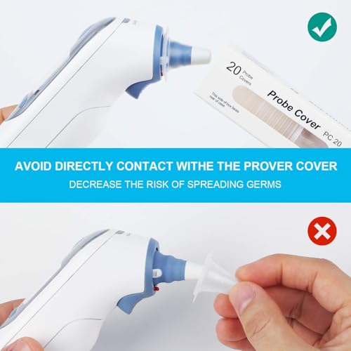 200 Stück Fieberthermometer Schutzkappen, Fieberthermometer Ohr, Thermometer Ohren, Ersatzschutzkappen für alle Ohrthermometer