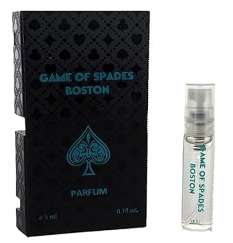 Jo Milano Game Of Spades Boston Vial Parfum Spray for Unisex, 0.10 Ounce/3ml