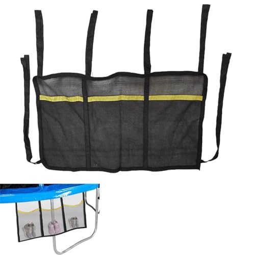 Organiseur triple pour articles de trampoline afin d'éviter les chaussures perdues dans l'herbe