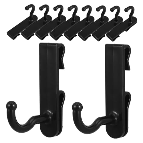 Alipis Nail- Wall Hooks 24 Pack Plastic Pegboard Hooks for Hanging Reinforced Mesh for Kitchen Bathroom Office