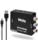 ◆◆ 【RCA zu HDMI Konverter】 RCA zu HDMI Video Audio Konverter, wandelt den analogen Composite-Eingang in einen HDMI 1080p (60 Hz) Ausgang. Liefert Video- und Audioausgabe mit großer Präzision, lebendige Farben und ultra-klare Auflösungen gleichzeitig. Bieten Sie ein fantastisches Heimkino-Erlebnis.