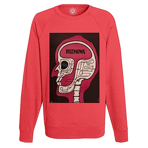 Sweatshirt Homme Rozmowa Affiche Film Polonais Vintage en Coton