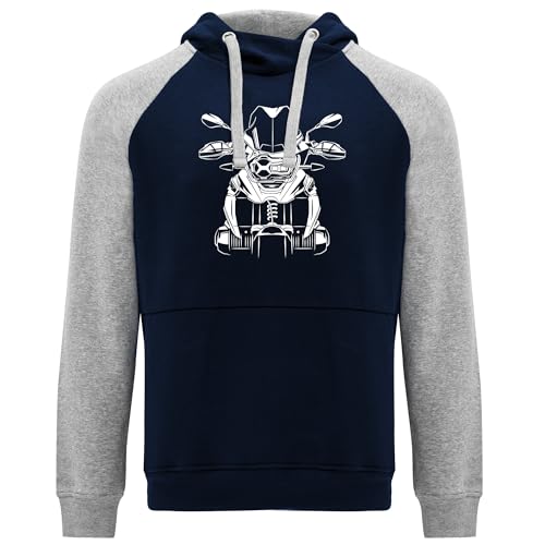 Sweat à capuche Generisch Roly Badet GSA bleu marine pour contrer le froid en taille L