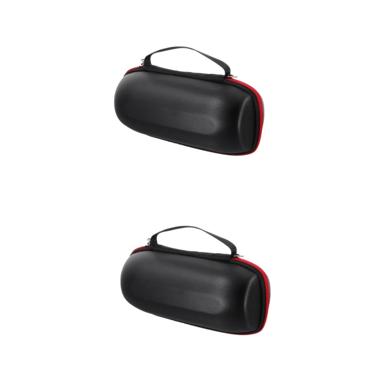 BESPORTBLE Microphone Case Portable Shockproof Storage Bag for Speakers and Microphones Durable Black Pouch for Disk USB Cable and Accessories