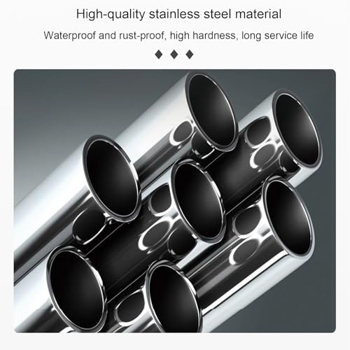 Borne de signalisation en acier inoxydable au design argenté durable