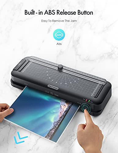 image for SINOPUREN 9-Inch Thermal Laminator Machine, 3-in-1 Laminator with Buil
