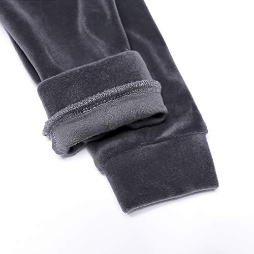 Image of Boys Girls Velvet Hooded Tracksuit Sweatshirt Top + Sweatpants Hoodie Outfit Set