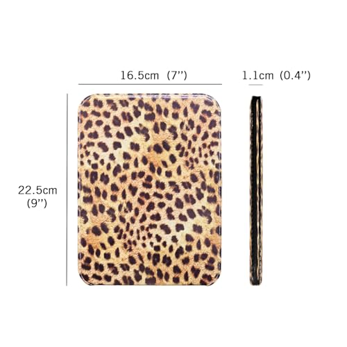 Espejo de maquillaje plegable de viaje rectangular portátil miniatura 6