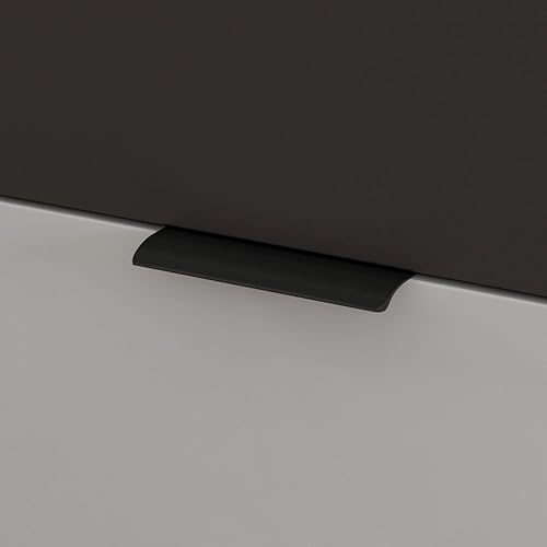 Miniatura 5 de Homsee Armario de almacenamiento de zapatos con 3 cajones abatibles, organizador de zapatos de madera de 3 niveles para entrada, pasillo y armario,