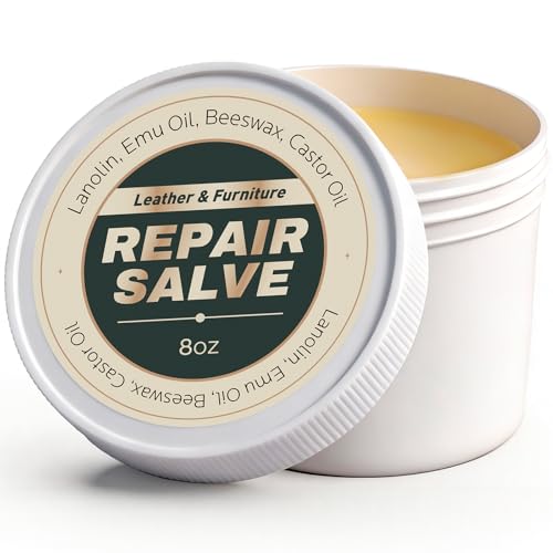 MineeCozee Leather Conditioner & Repair Cream: Leather Cleaner and Conditioner for Car Seats and Interiors - Repair Conditioning Salve for Furniture Couches Shoes Purse Bags
