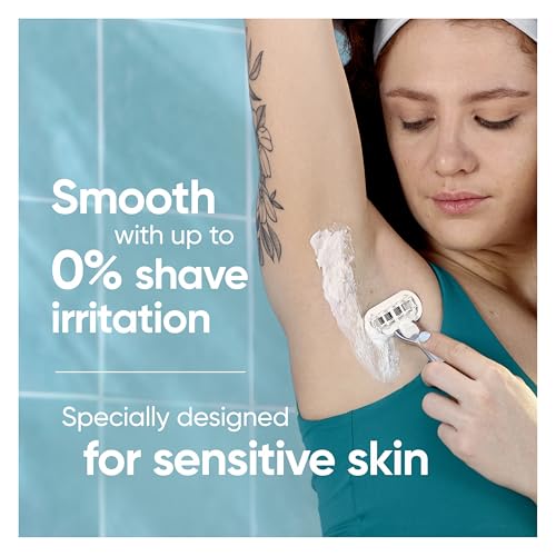 Gillette Venus Extra Smooth Sensitive Womens Razor Blade Refills, 6 Count, Designed for Women with Sensitive Skin - image 3