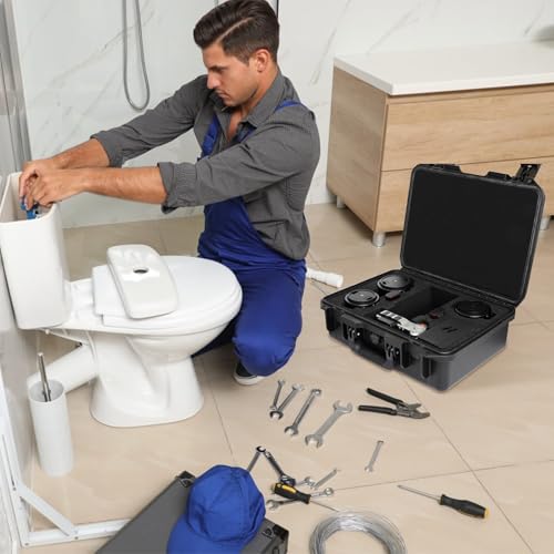 LOPYXBR 10 Stück Rasterschaumstoff Würfelschaum, 5 Stück 400x300x25mm+5 Stück 400x300x10mm, Werkzeugkoffer Kamerakoffer Schaumstoff, Koffereinlage, Tabletop Miniaturen, Werkzeug