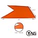 TAG Softball Home Plate Extension, Orange, 1 Count
