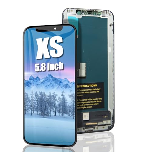 EFAITHFIX for iPhone Xs Screen Replacement 5.8 Inch LCD Display 3D Touch Screen Full HD Digitizer Frame Assembly Compatible with Model A1920 A2097 A2098 A2099 A2100 with Waterproof Adhesive No Tools