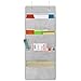 Simple Houseware Over the Door Hanging Wall File Organizer, 4 Pocket File Holder with 13