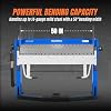 Mechmaxx 50-Inch Foot Clamp Pan and Box Brake, Industrial Heavy Duty Sheet Metal Folding Machine, 0135 Bending Angle, 1.9 Clamping Lift, 2 Box Depth, Model PB2A5014
