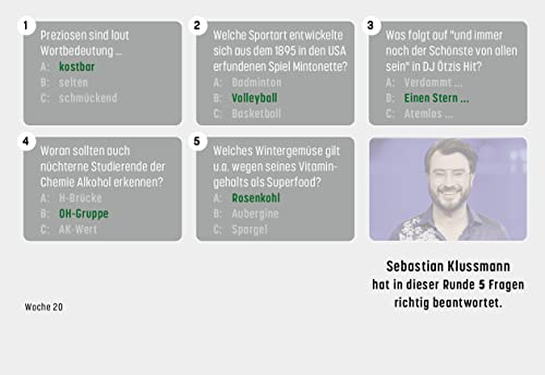 Gefragt Gejagt - Tageskalender 2024: Der Kalender zur beliebten Quizshow im Ersten | Jeden Tag eine neue spannende Frage für Quizfans – vue 7